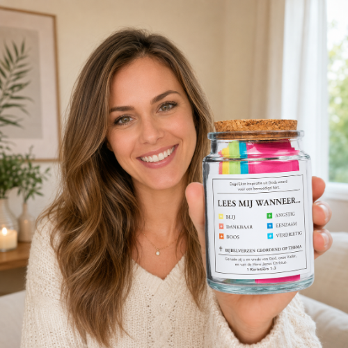 SoulScript handgemaakte pot met bijbelverzen